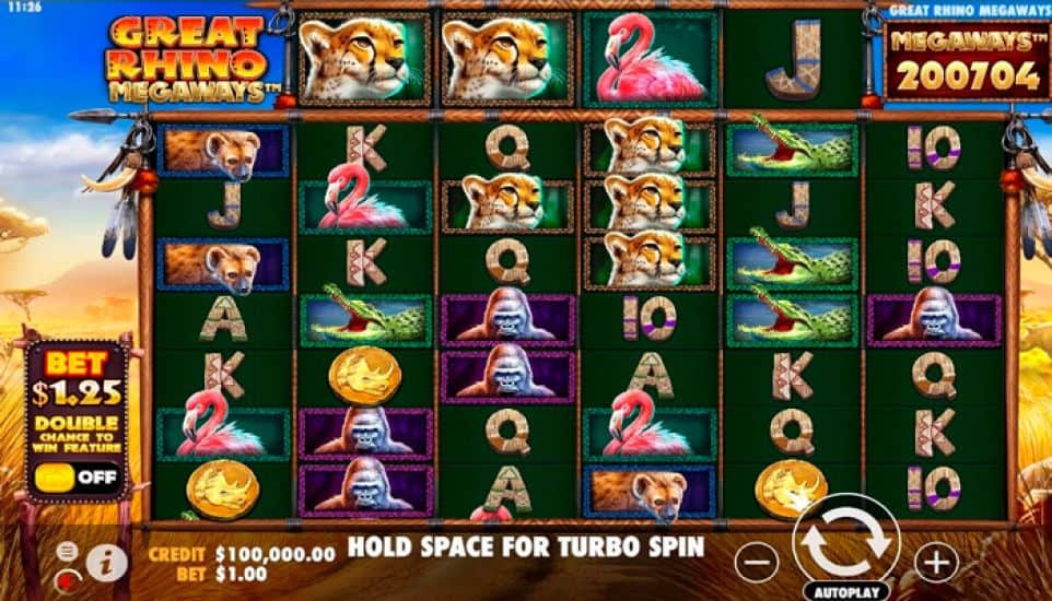 Berburu Cuan Bareng Badak Gacor di Great Rhino Megaways