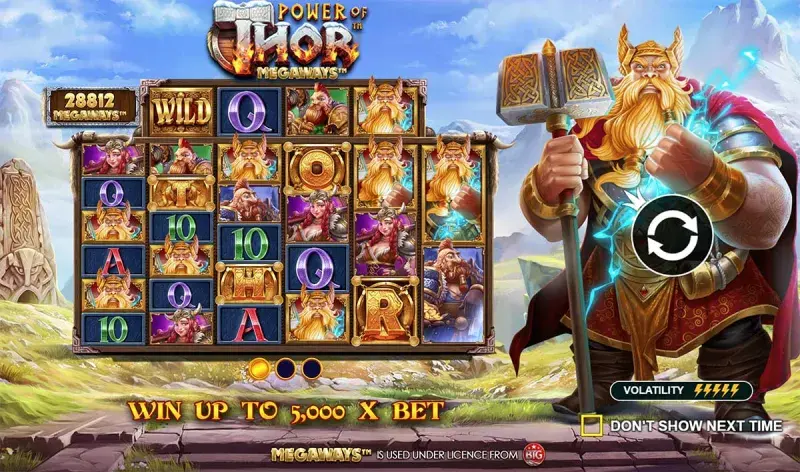Strategi Santai Cuan Kemenangan Power of Thor Megaways