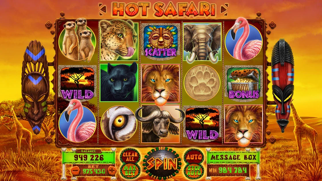 Petualangan Liar & Menegangkan di Savana Hot Safari OLE777