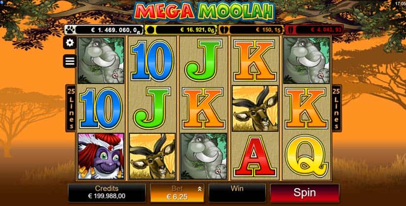 Hadiah Besar di Safari Keberuntungan Terbaik Mega Moolah