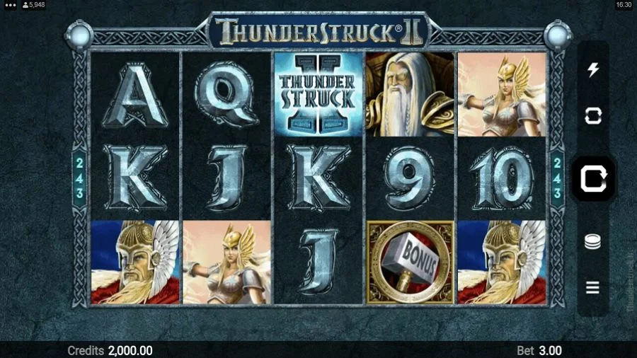 Thunderstruck II Hadirkan Petir Dewa Bawa Cuan Besar